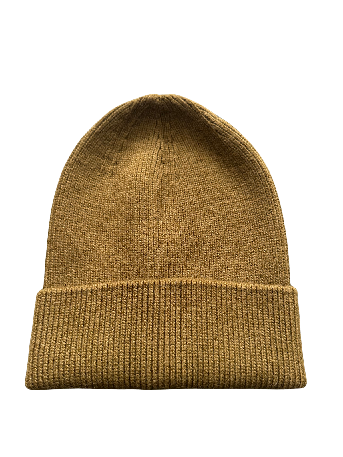 Unisex Cashmere ribbed beanie hat