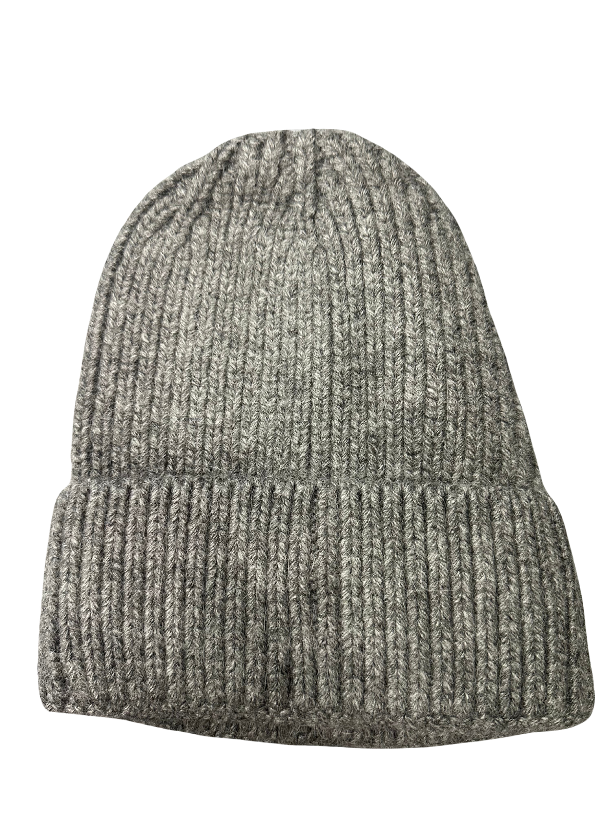 Brooke wide ribbed cashmere angora will beanie