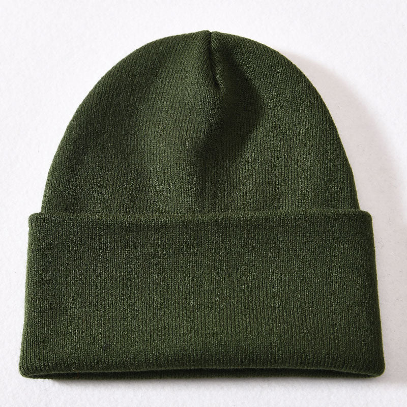 Basic unisex foldover beanie