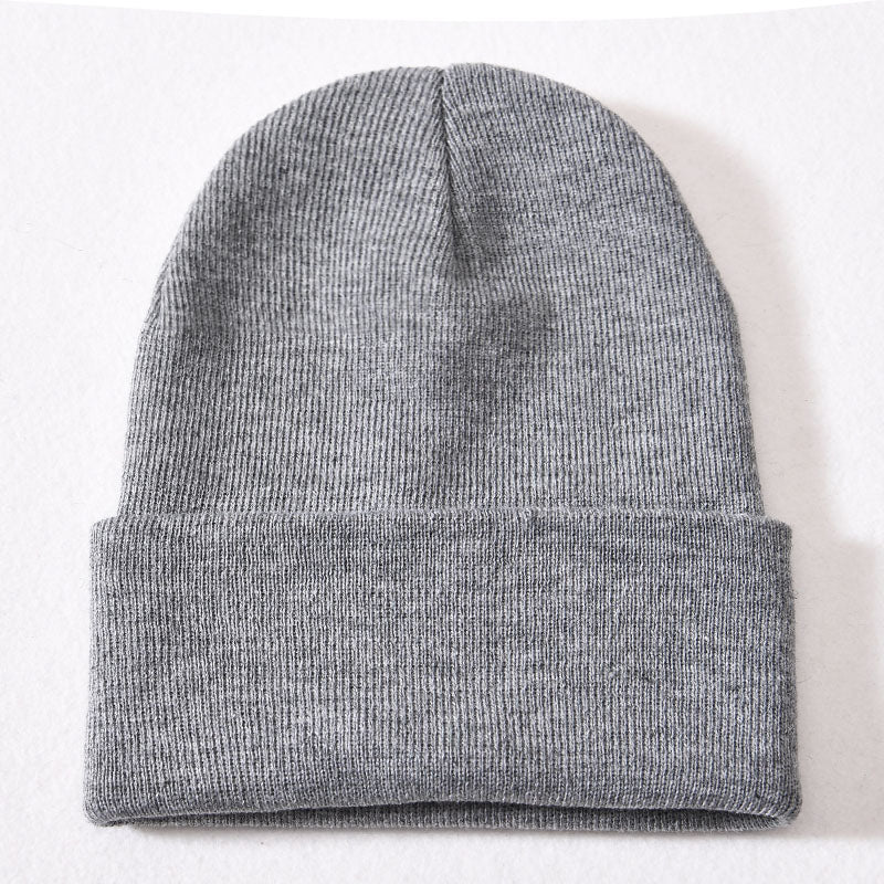 Basic unisex foldover beanie