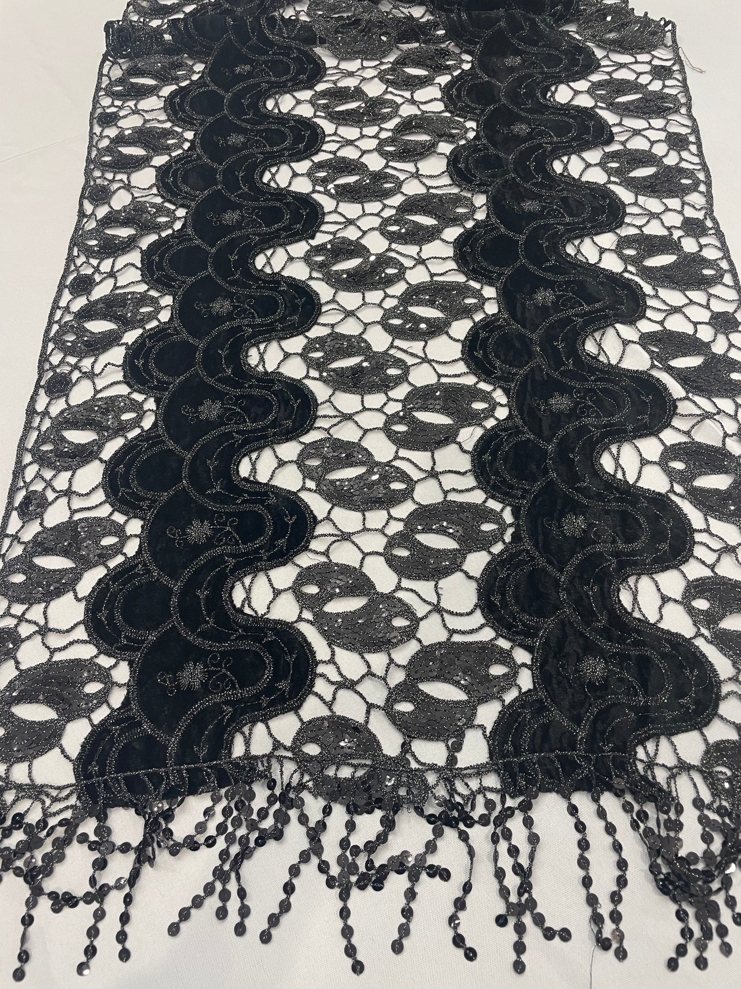 Sequin Glittered wedding Dress Shawl