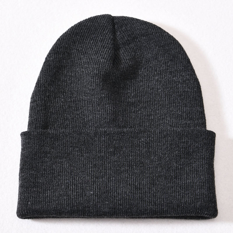 Basic unisex foldover beanie