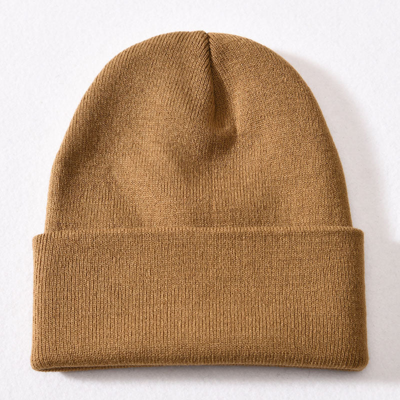 Basic unisex foldover beanie
