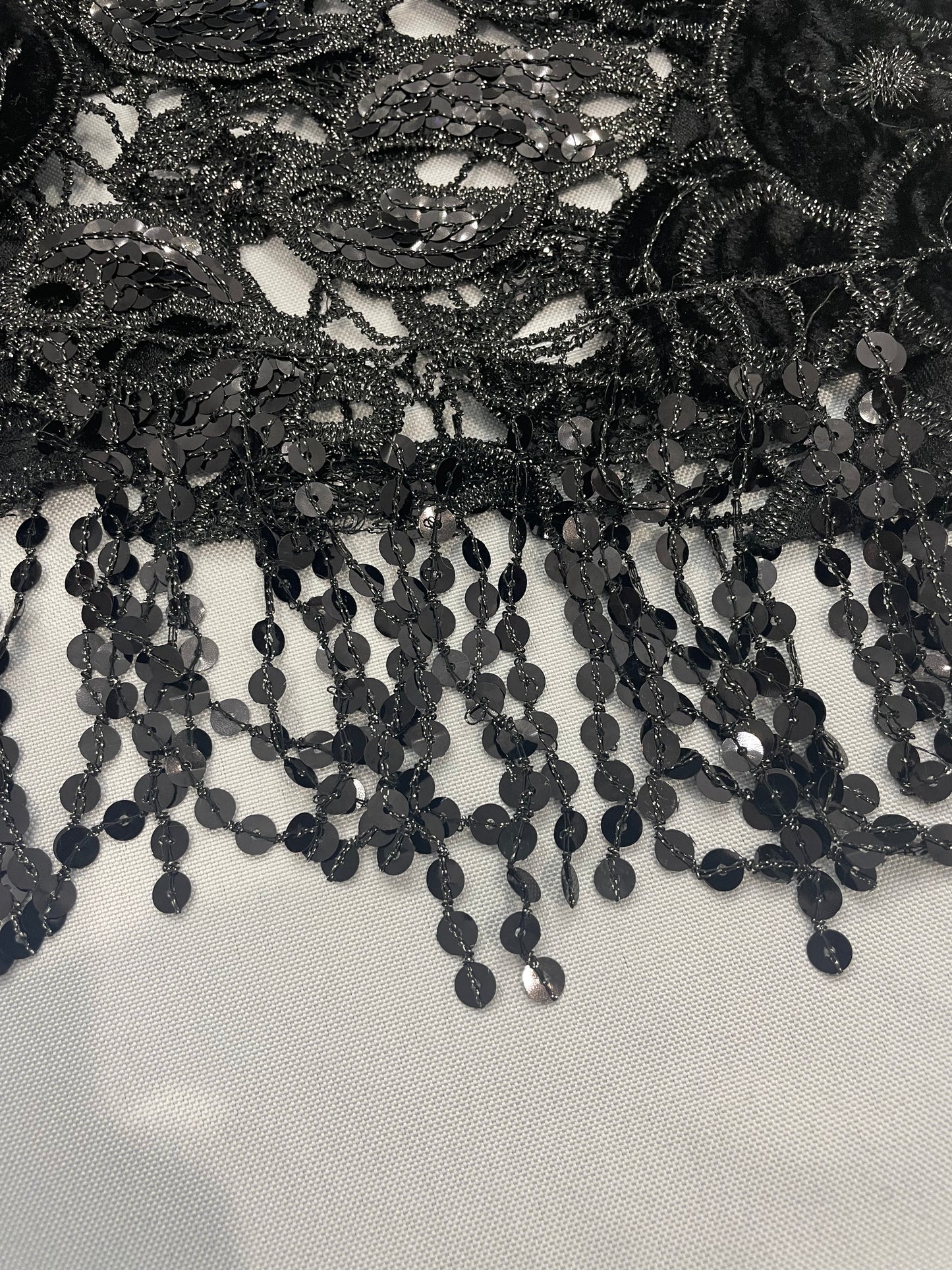 Sequin Glittered wedding Dress Shawl