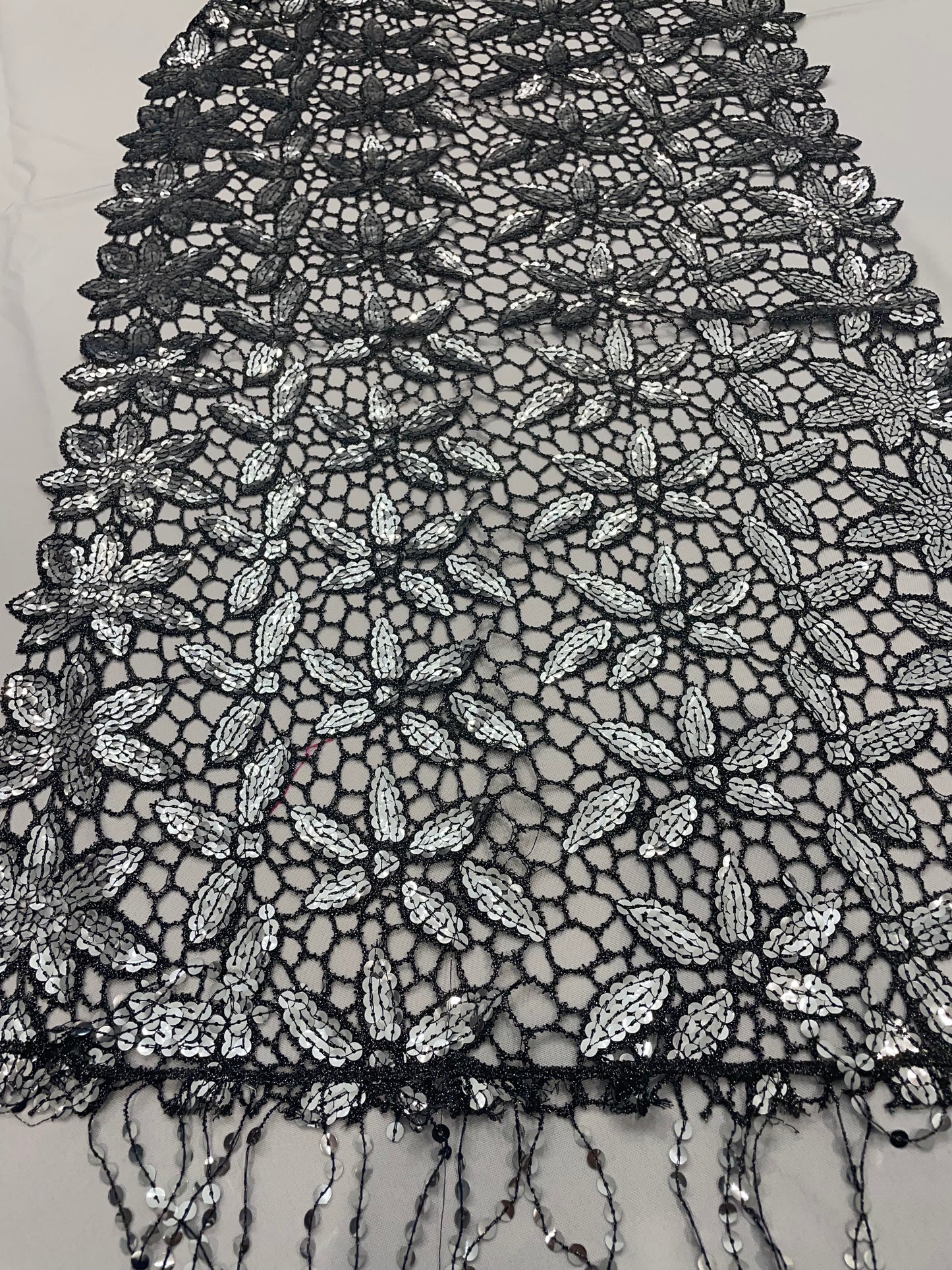 Sequin Glittered wedding Dress Shawl