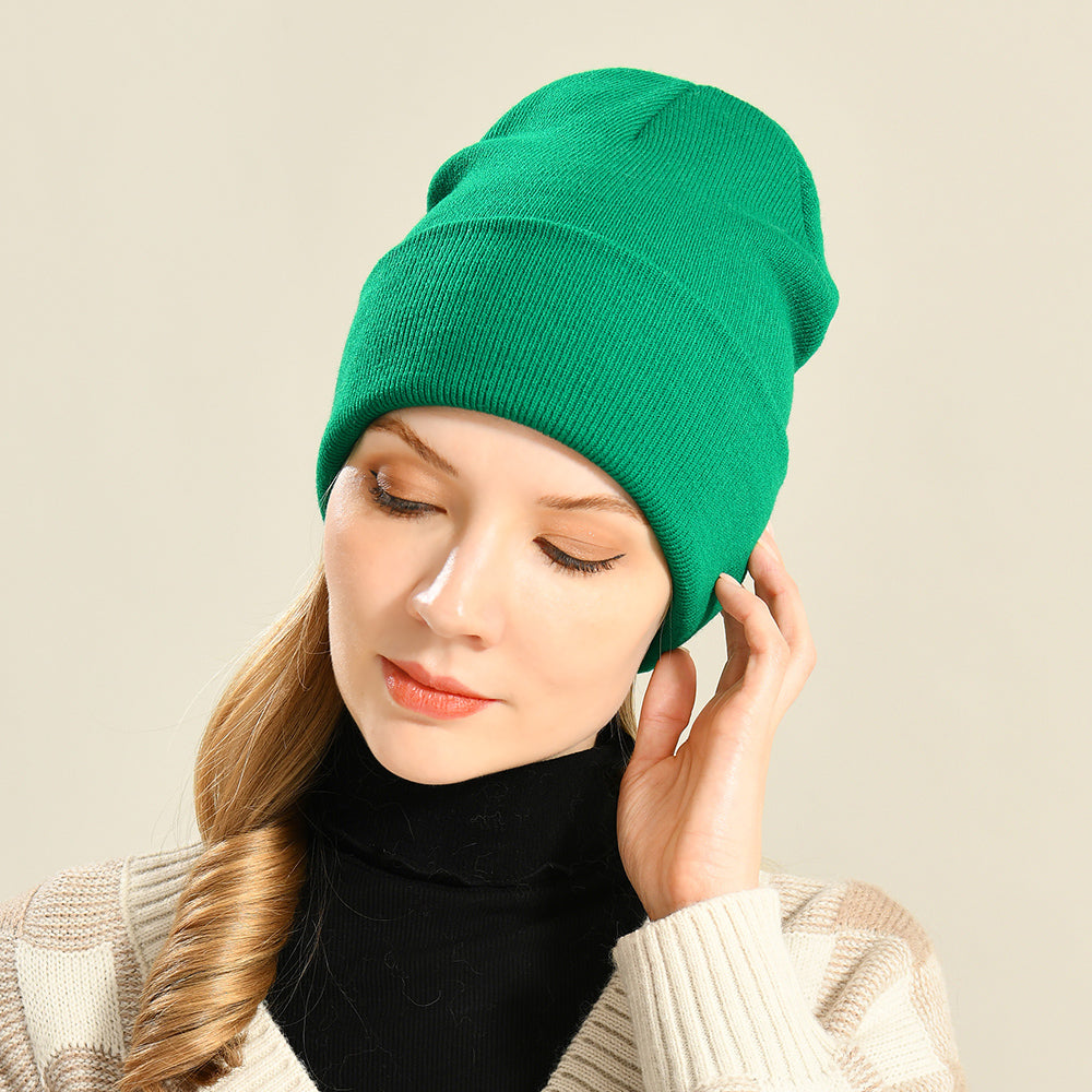 Basic unisex foldover beanie