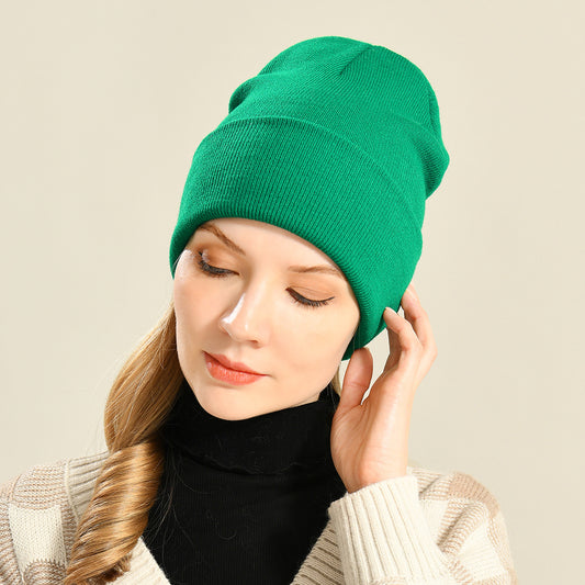 Basic unisex foldover beanie