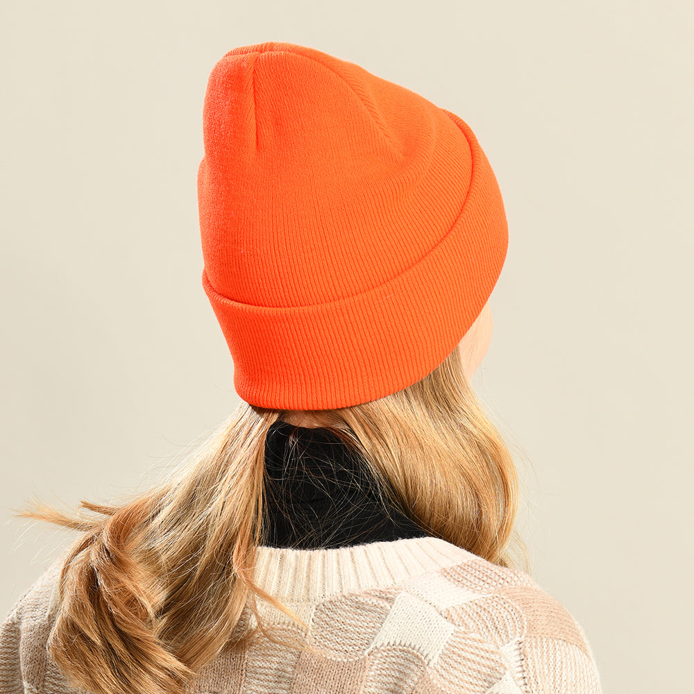 Basic unisex foldover beanie