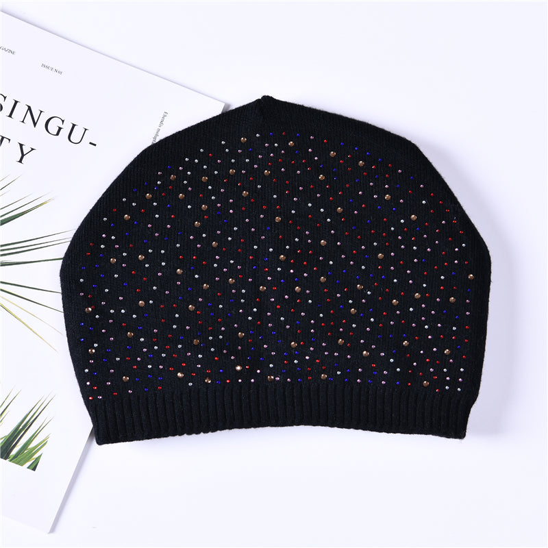 Glitter New York cashmere slouchy beanie