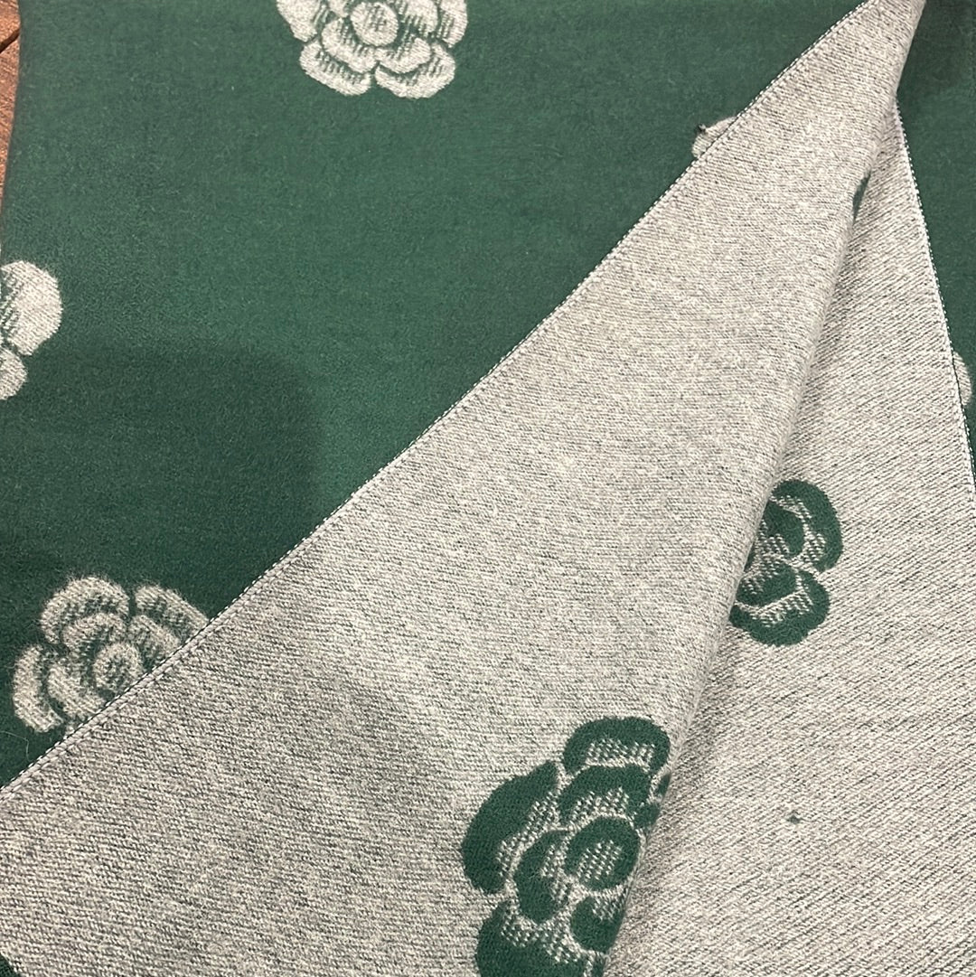 Cashmere blend reversible scarf