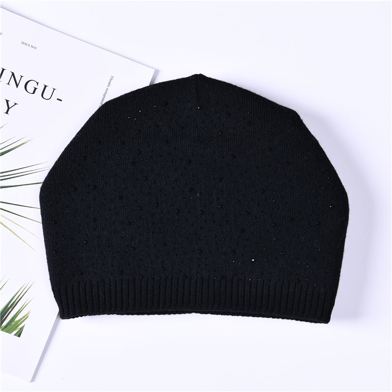 Glitter New York cashmere slouchy beanie