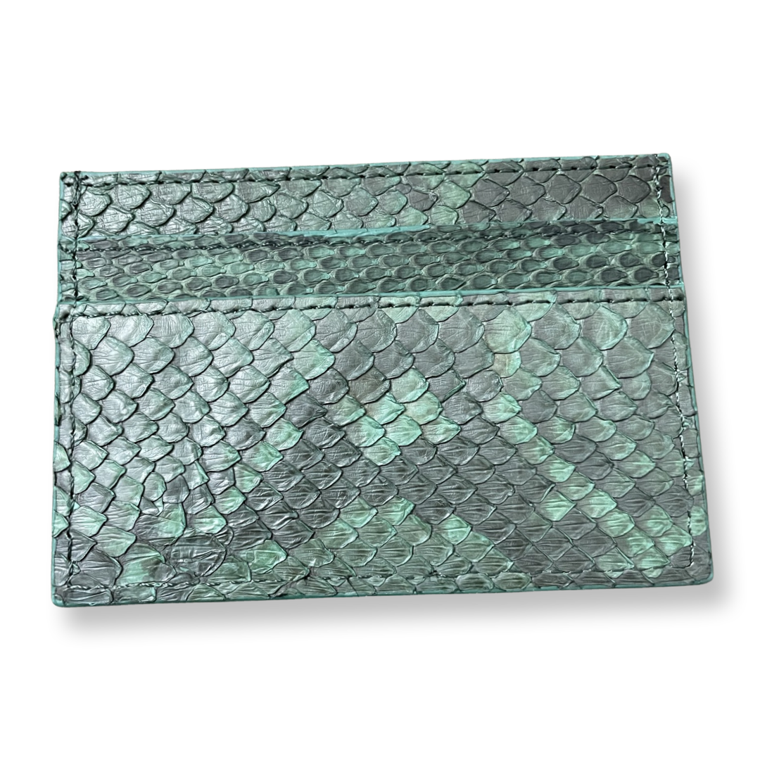 Unisex leather card case