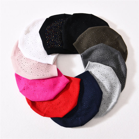 Glitter New York cashmere slouchy beanie
