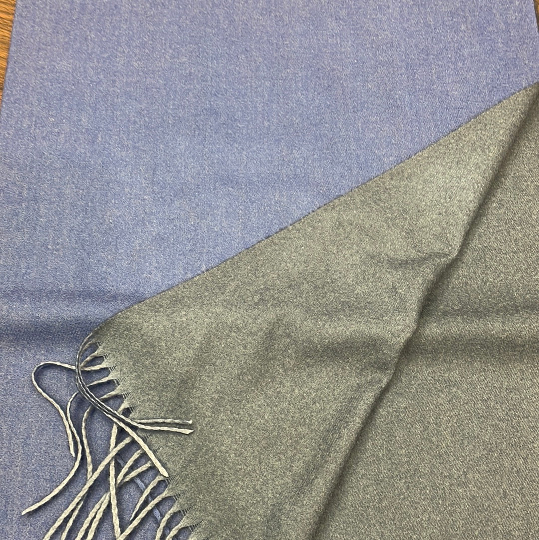Cashmere blend reversible scarf
