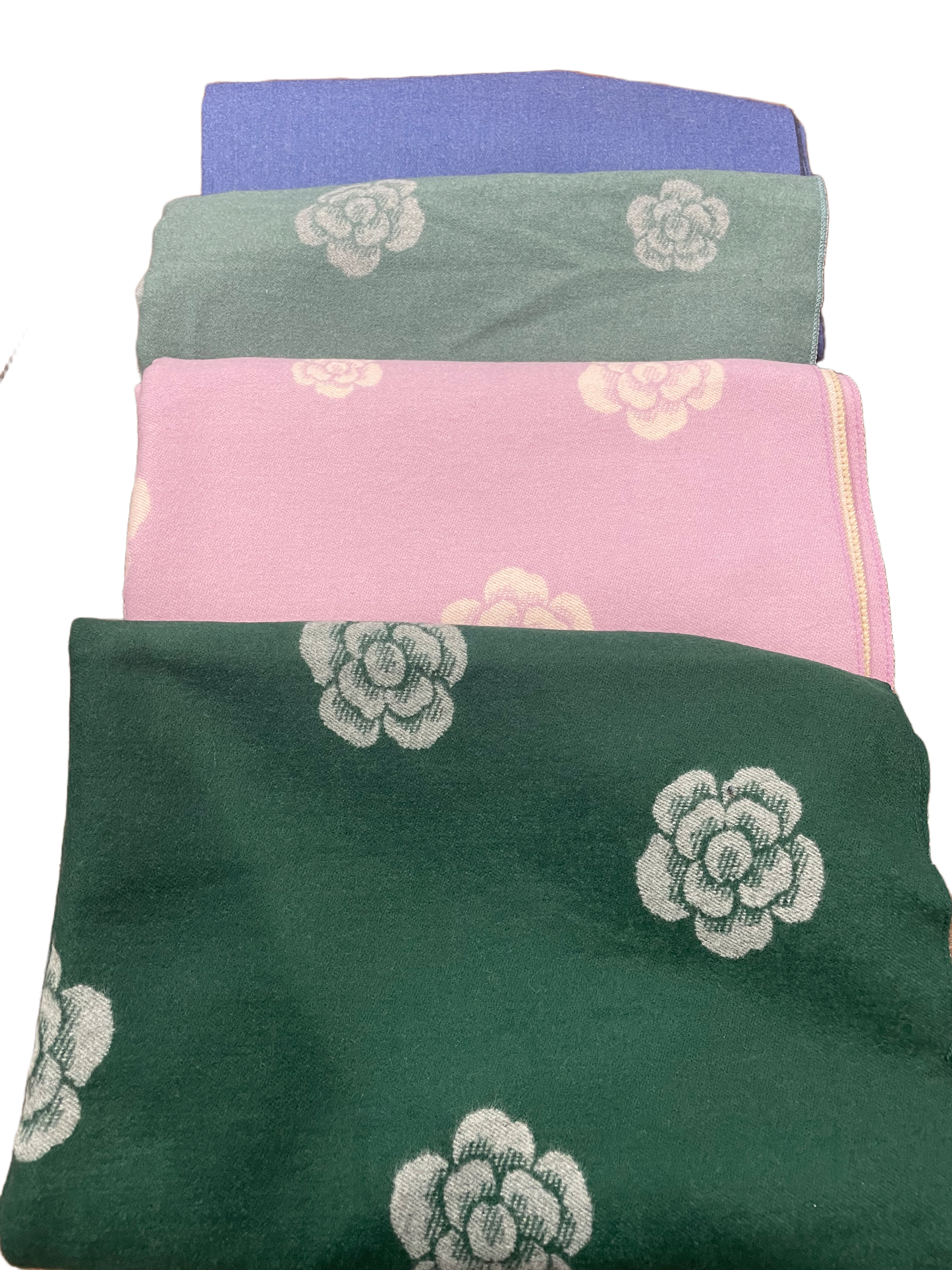 Cashmere blend reversible scarf