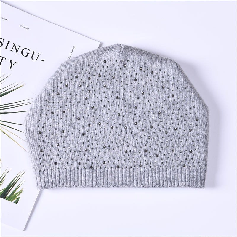 Glitter New York cashmere slouchy beanie