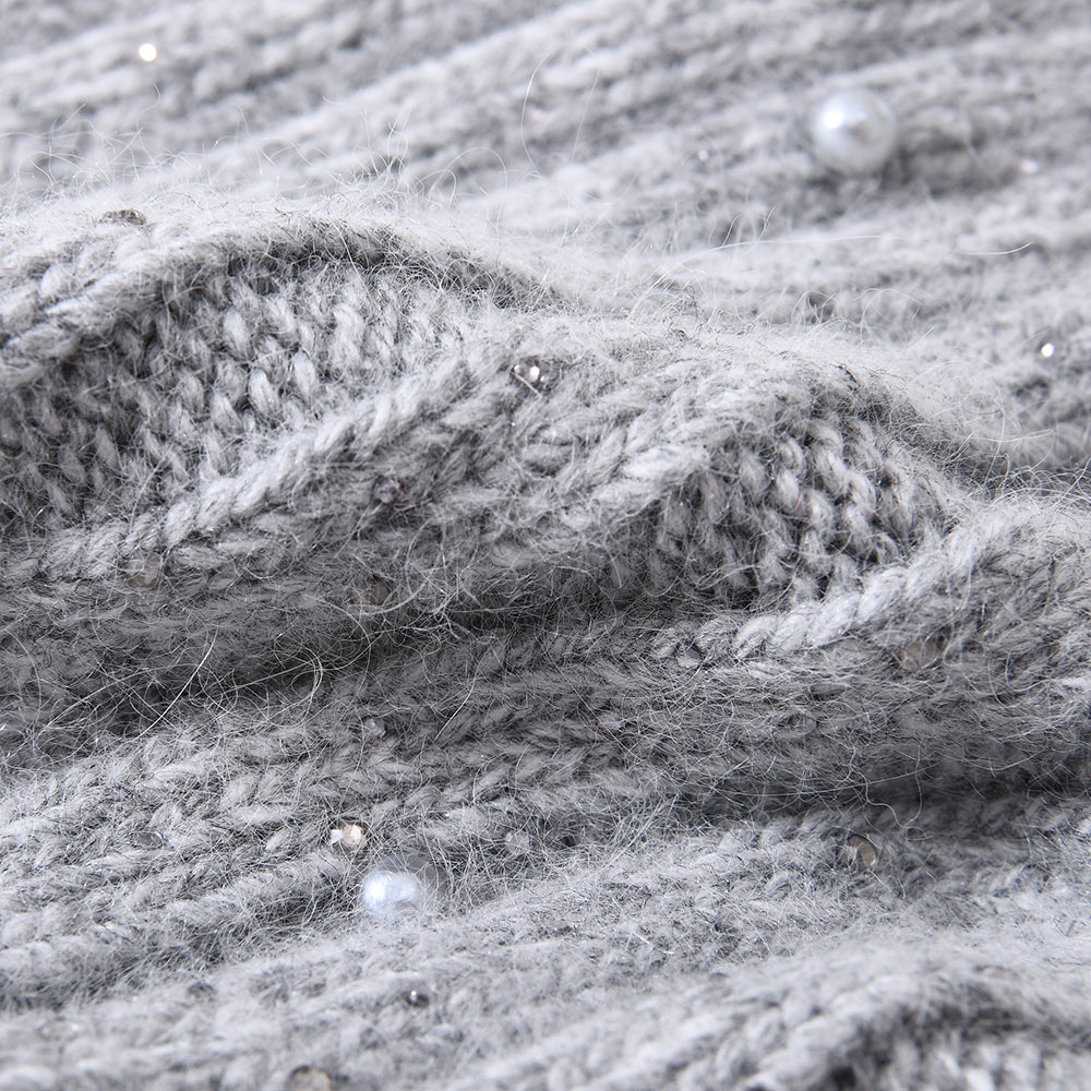 Crystal hat and scarf set